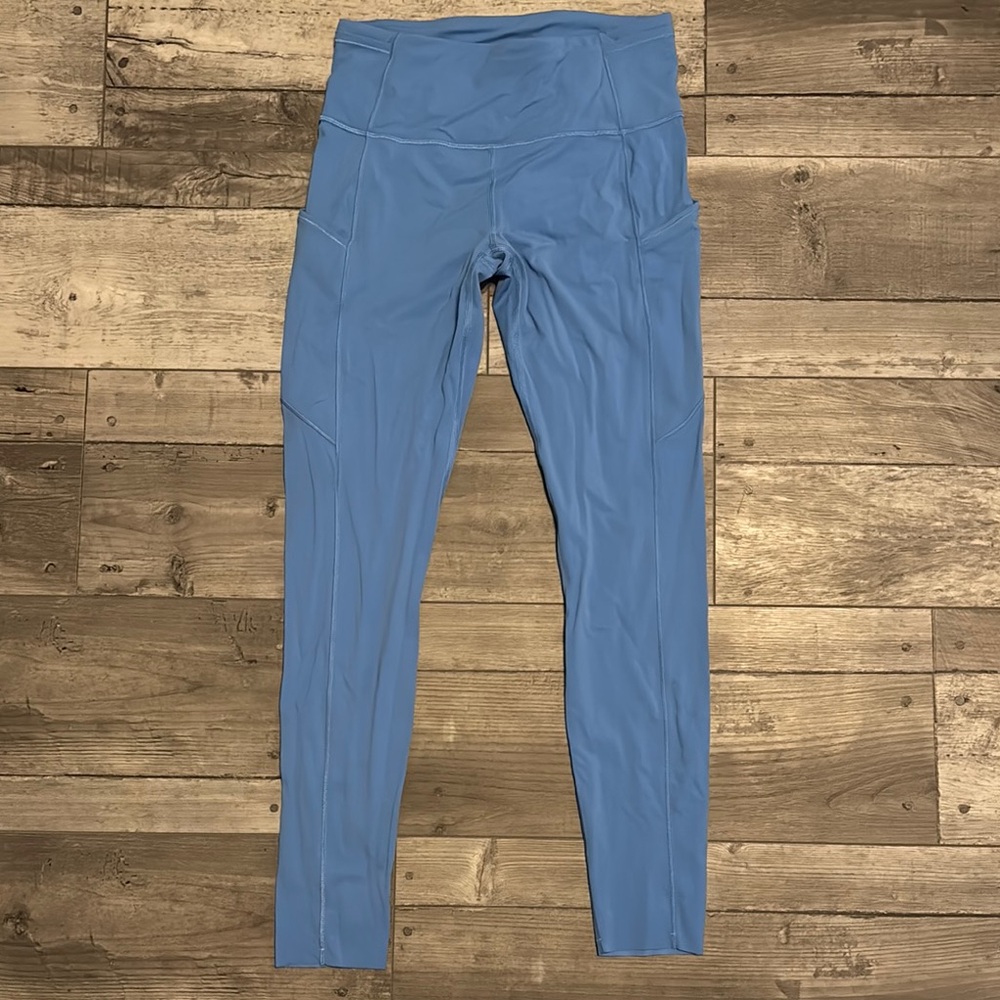 Lululemon Blue High-Waisted Leggings